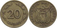 Ecuador 20 Centavos Kursmünze -