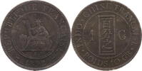 Französisch Indochina 1 Centime Kursmünze (1885-1894) -