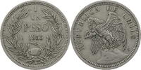 Chile 1 Peso Kursmünze (1933-1940) -