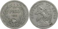 Chile 1 Peso Kursmünze (1933-1940) -