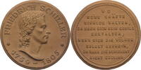 Medaille Auf Friedrich Schiller (1759 - 1805) -