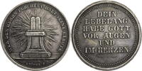 Medaille o.J. (um 1800) Deutschland Wer den Herrn fürchtet hält seine Gebote (C.J. Krüger) ss-vz, Kratzer