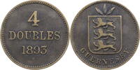 Guernsey 4 Doubles Kursmünze (1864-1911) -