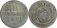 Sachsen, Albertinische Linie 3 Pfennige Friedrich August III. (1904-1918) -