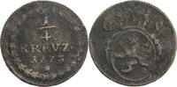 Pfalz, Kurlinie 1/4 Kreuzer Carl Theodor (1742-1799) - Kursmünze (1773-1795) -