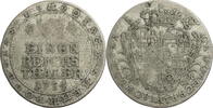 Köln, Erzbistum 1/6 Taler Clemens August von Bayern (1723-1761) - Kursmünze (1754-1756) -
