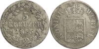 Württemberg, Königreich 3 Kreuzer Wilhelm I. (1816-1864) - Kursmünze (1842-1856) -