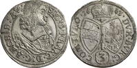 RDR, Habsburg 3 Kreuzer Sigismund Franz (1663-1665) -