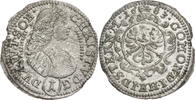 Württemberg-Öls-Bernstadt 1 Kreuzer Christian Ulrich I. (1664-1704) -