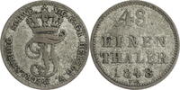 Mecklenburg-Schwerin 1/48 Taler 1848 A Friedrich Franz II. (1842-1883) ss 8,00 EUR Differenzbesteuert nach §25a UStG zzgl. 5,00 EUR Versand