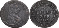 Mainz, Erzbistum 1/4 Kreuzer Friedrich Karl Joseph (1774-1802) -