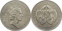 Guernsey 2 Pounds Elisabeth II. (1952-2022) - Auf den 40. Jahrestag der Befreiung von Deutschland -