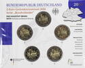 Bundesrepublik Deutschland 5 x 2 Euro 2 Euro Gedenkmünzenset - Länderserie: Bremen -
