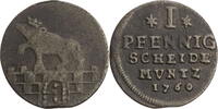 Anhalt-Bernburg 1 Pfennig Victor Friedrich (1721-1765) -
