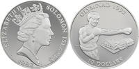 Solomon Islands 10 Dollars Elizabeth II. - Olympiade 1992 - Boxer -