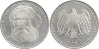 Bundesrepublik Deutschland 5 DM Zum 100. Todestag von Karl Marx -