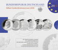 Bundesrepublik Deutschland 6 x 10 Euro Offizieller Gedenkmünzensatz -