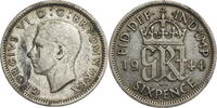 Großbritannien 6 Pence George VI. (1936-1952) - Kursmünze (1937-1946) -