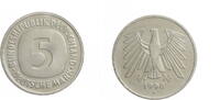 Bundesrepublik Deutschland 5 DM Kursmünze (1975-2001) -