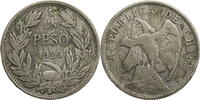 Chile 1 Peso Kursmünze (1924-1925) -