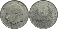 Bundesrepublik Deutschland 2 DM Max Planck - Kursmünze (1957-1971) -