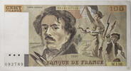 Frankreich, 5. Republik 100 Francs Banknote -