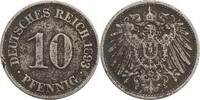 Kaiserreich 10 Pfennig Kursmünze (1890-1916) -