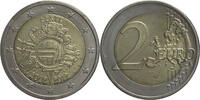 Estland 2 Euro Auf 10 Jahre Eurobargeld -