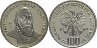 Polen, Volksrepublik 100 Zloty Auf den 350. Geburtstag von Jan Kochanowski - Probe/Proba -
