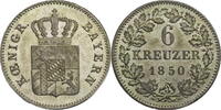 Bayern, Königreich 6 Kreuzer Maximilian II. Joseph (1848-1864) -
