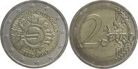 Bundesrepublik Deutschland 2 Euro 10 Jahre Eurobargeld -