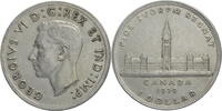 Kanada 1 Dollar George VI. - Royal Visit -