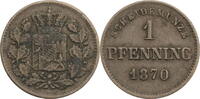 Bayern 1 Pfennig Maximilian II. Joseph (1848-1864) - Kursmünze (1858-1871) -