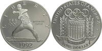 USA 1 Dollar Olympische Spiele 1992 in Albertville -