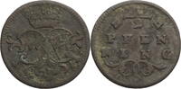 Würzburg, Bistum 1/2 Pfennig Franz Ludwig von Erthal (1779-1795) -