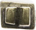 Ghana Goldstaubgewicht der Ashanti-Akan in geometrischer Form -