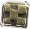 Ghana Goldstaubgewicht der Ashanti-Akan in geometrischer Form -