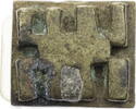 Ghana Goldstaubgewicht der Ashanti-Akan in geometrischer Form -