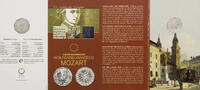 Österreich 5 Euro Wolfgang Amadeus Mozart -