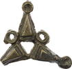Ghana Goldstaubgewicht der Ashanti-Akan in geometrischer Form -