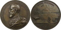 Rumänien, Königreich Medaille Auf die Grundsteinlegung des Hafens von Konstanza -