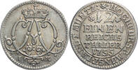Münster, Bistum 1/12 Taler Clemens August von Bayern (1719-1761) -