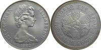 Isle of Man 1 Crown Elisabeth II. (1952-2022) – Auf die Weltmeisterschaft 1982 in Spanien -