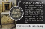 Malta 2 Euro Kulturelles Erbe - Tempel von Tarxien in Coincard -