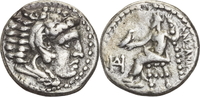 Weltreich der Makedonen Drachme Alexander III / Milet in Ionien