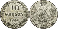 Russland, Zarenreich 10 Groszy Nikolaus I. (1825-1855) -