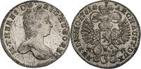 RDR, Habsburg 3 Kreuzer Maria Theresia (1740-1780) Kursmünze (1746-1765) Prag -