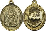 Frankreich Medaille Wallfahrtanhänger - Erzbruderschaft der heiligen Familie -