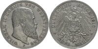 Kaiserreich, Württemberg 3 Mark Wilhelm II. (1891-1918) - Kursmünze (1908-1914) -