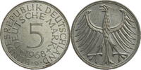 Bundesrepublik Deutschland 5 DM Kursmünze (1951-1974) -